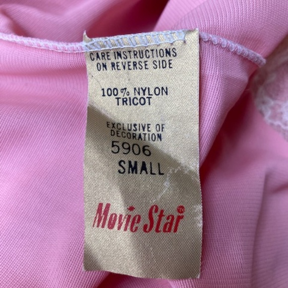 Vintage Movie Star Pink Peignoir Set - Picture 11 of 12